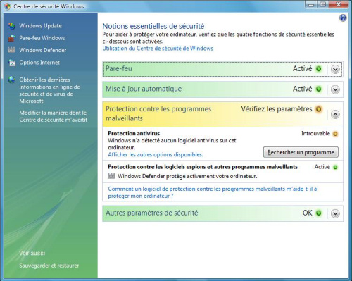 windows pare feu gratuit